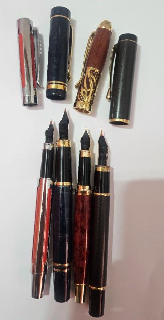 4 penne stilografiche da collezione