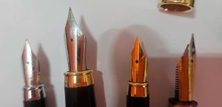 4 penne stilografiche da collezione