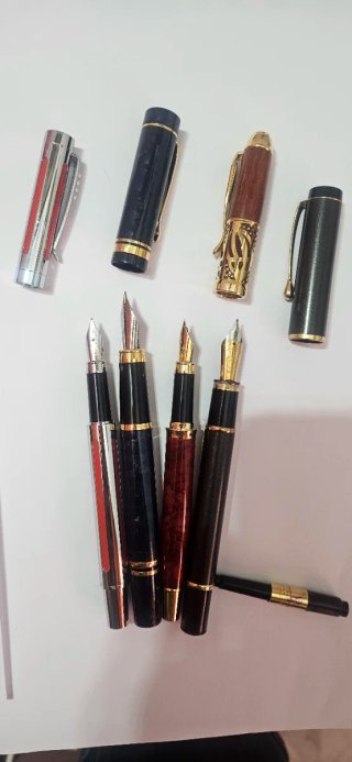 4 penne stilografiche da collezione