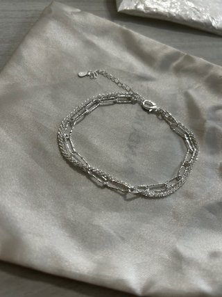 Bracciale doppio filo Argento 925