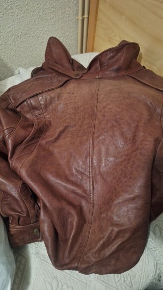 Chaqueta de Piel Lottusse Talla XL