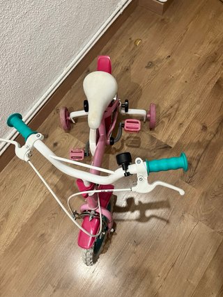 Bicicleta infantil rosa 12”