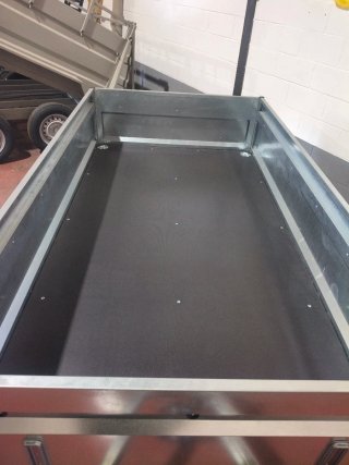 Remolque de carga 2 ejes 145x 240 x 35