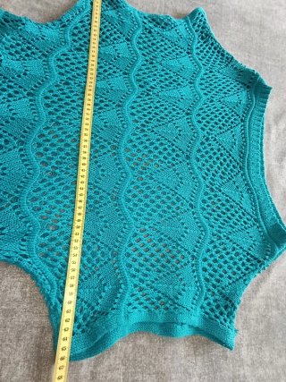 Blusa calada color teal