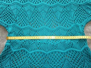 Blusa calada color teal