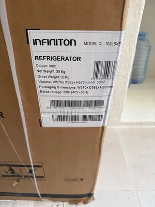 Frigorífico Infiniton 109 L nuevo en caja