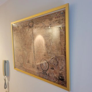 Puzzle Mapamundi 1000 Piezas con Marco 70x50 cm