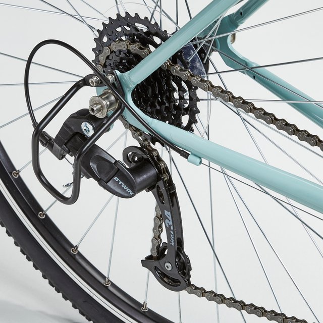 Bicicleta de trekking cuadro bajo monoplato 8V Riverside