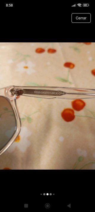 Gafas de sol transparentes
