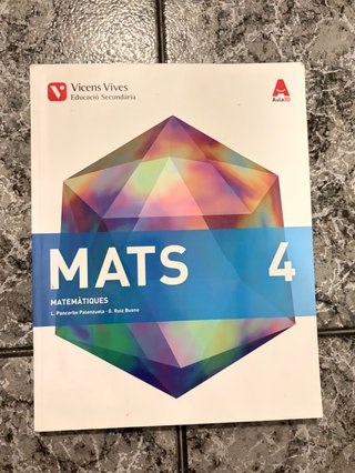 MATS 4 matemàtiques : educació secundària