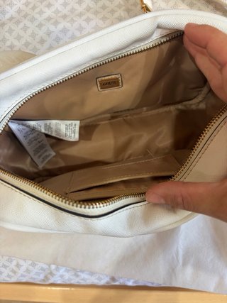 Bolso bandolera Guess blanco