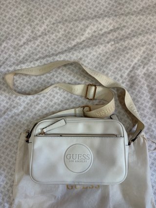 Bolso bandolera Guess blanco
