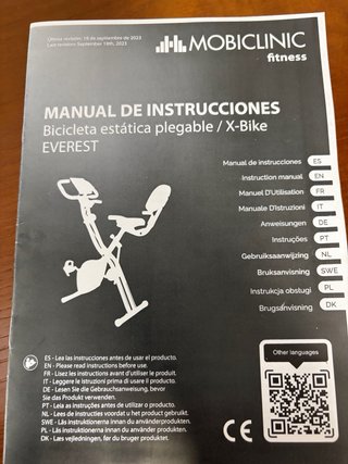 Bicicleta Estática Plegable