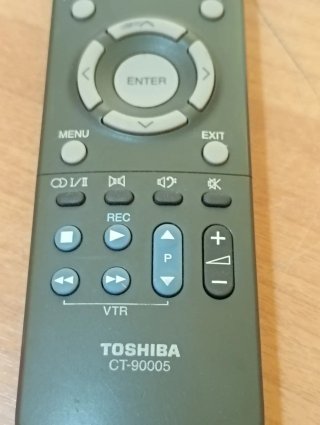 TELECOMANDO ORIGINALE TOSHIBA CT-9005 USATO