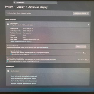 Monitor Dell P2422H 23.8 IPS Full HD con Hub USB