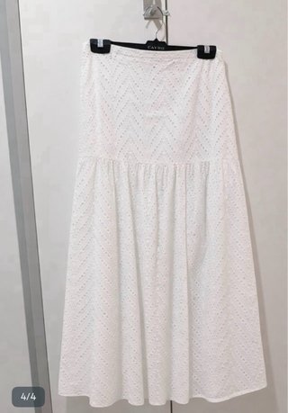 Conjunto blanco top y falda