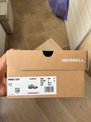 Botas Montaña Merrell Moab 3 Gore-Tex Talla 40.5