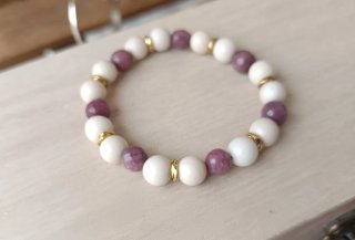 Pulsera Piedra Natural 8mm y 6mm