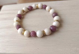 Pulsera Piedra Natural 8mm y 6mm