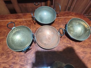 Lote antigüedades cobre