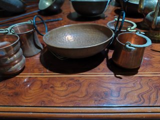 Lote antigüedades cobre