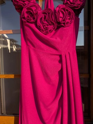 Vestido fiesta Aire Barcelona color Buganvilla