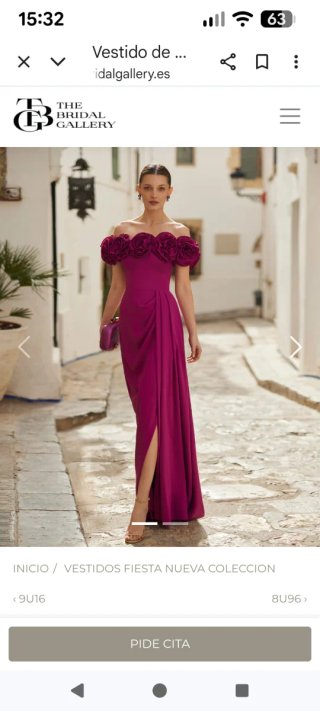 Vestido fiesta Aire Barcelona color Buganvilla
