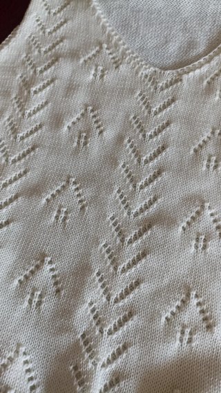 Camiseta de punto calado