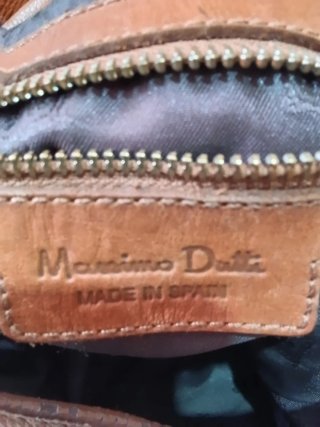 Bolso de piel marrón