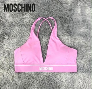 Top deportivo Moschino rosa