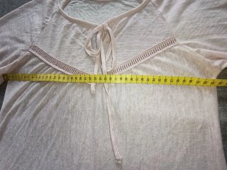 Vestido bohemio, 44 cm sisa