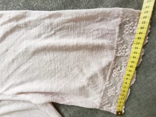 Vestido bohemio, 44 cm sisa