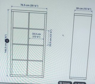Estantería Ikea Kallax Rosa