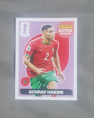 Cromo Extra Sticker Achraf Hakimi Mundial 2026