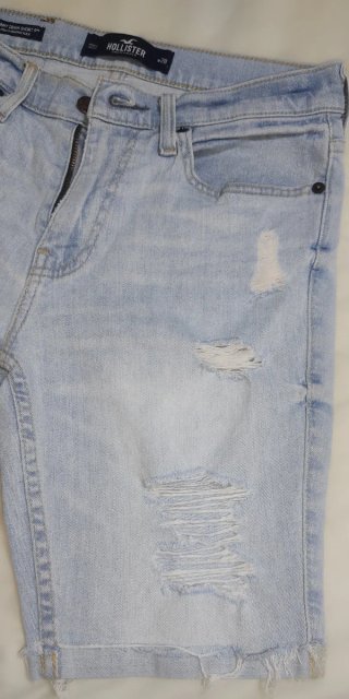 Bermuda Short Hollister Vaquero Roto TallaM Unisex