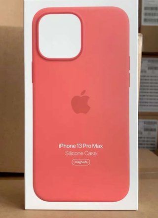 Custodia iPhone 13 Pro Max in silicone Rosa Pomelo MagSa