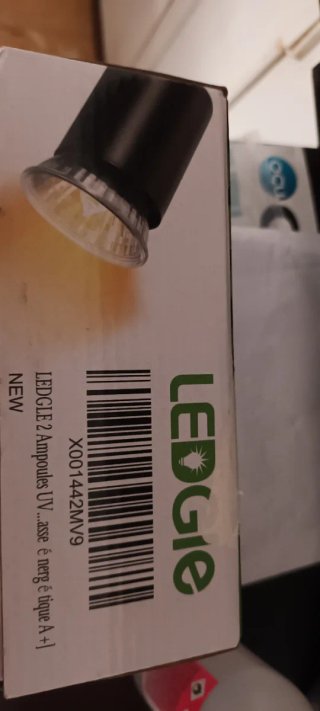 Lámpara para tortugas con pinza