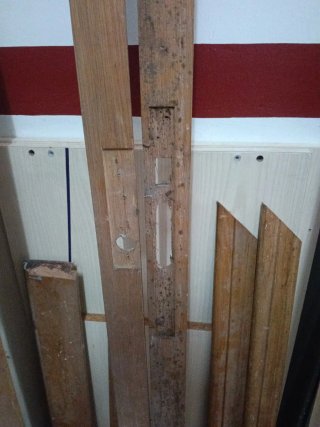 Puerta blindada madera