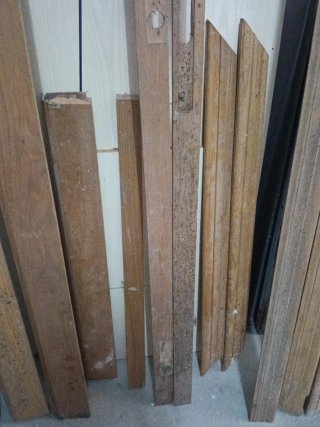 Puerta blindada madera
