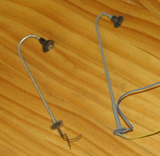 LOTE DE ANTIGUAS FAROLAS PARA MAQUETA DE TREN