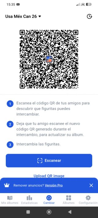 Cambio cromos mundial