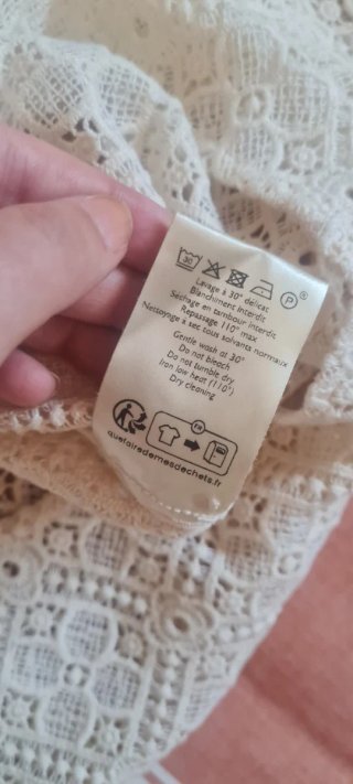Blusa Sezane Talla XS Encaje