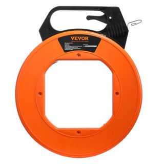 Cinta de Pescado, 73.2m 3mm (240 pies, 1/8 pulgadas), Extractor de Alambre de Acero con Carcasa y Mango Optimizado, Herramienta de Extracción de Cable Fácil de Usar, Herramientas de Pesca de Alamb...