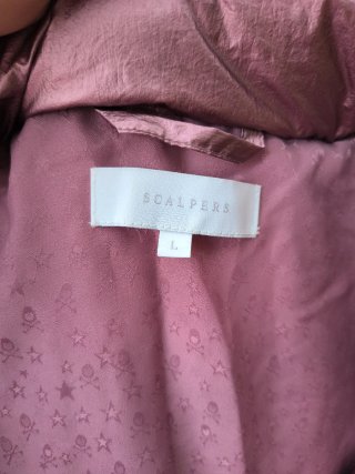 Chaqueta rosa metalico