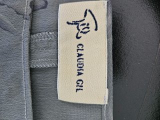 Vestito donna lungo grigio fantasia