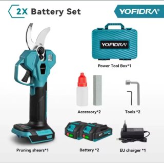 Tijera de podar eléctrica 21v YOFIDRA.