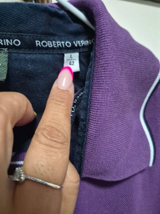 Polo Roberto Verino Morado Talla M