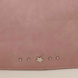 Bolso bandolera o de hombro rosa