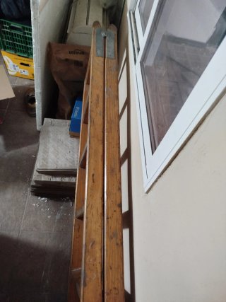 Escalera de madera electricista/Pintor
