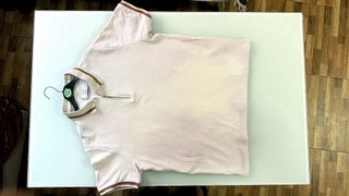 Polo Cuarto Cremallera Unisex - Beige/Rosa, Talla